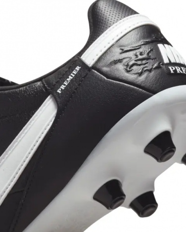 Бутси Nike PREMIER III FG чорно-білі AT5889-010