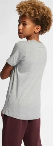 Футболка подростковая Nike SPORTSWEAR JDI SWOOSH серая AR5249-063