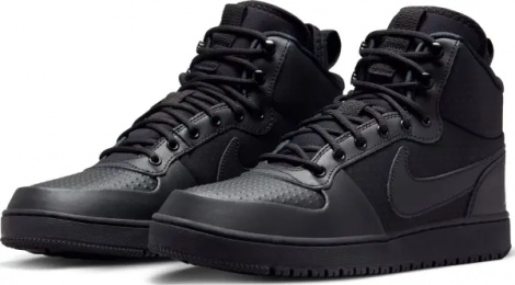 Ботинки Nike COURT BOROUGH MID WINTERIZED черные AA0547-002