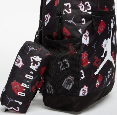 Рюкзак подростковый Nike JORDAN AIR SCHOOL черно-красно-белый 9B0503-W0G