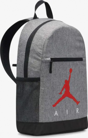 Рюкзак подростковый Nike JORDAN AIR SCHOOL серо-красный 9B0503-GEH