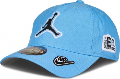 Кепка подростковая Nike JORDAN CURVED BRIM голубая 9A9086-B9F