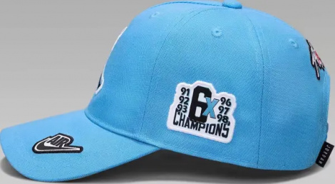 Кепка подростковая Nike JORDAN CURVED BRIM голубая 9A9086-B9F