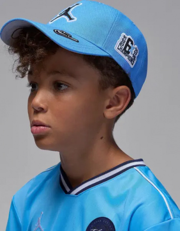 Кепка подростковая Nike JORDAN CURVED BRIM голубая 9A9086-B9F