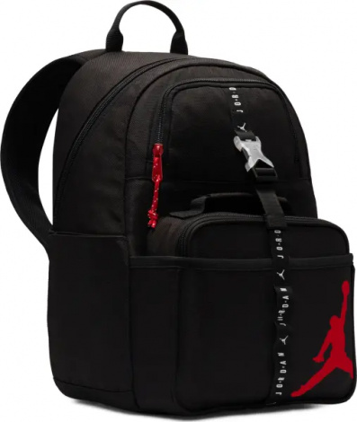 Рюкзак подростковый Nike AIR JORDAN LUNCH BACKPACK черно-красный 9A0775-023