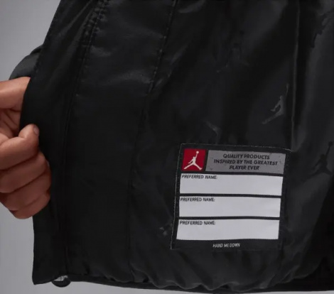 Куртка підліткова Nike JORDAN ESSENTIAL MIDWEIGHT PUFFER чорна 95F009-023