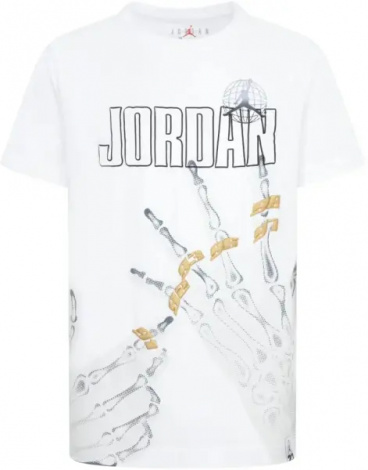 Футболка подростковая Nike JORDAN ROADTRIP X-RAY белая 95D729-001