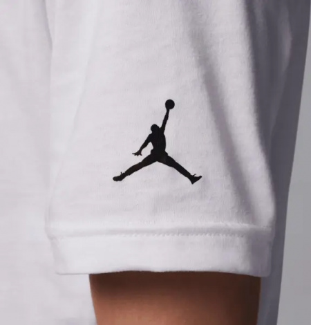 Футболка подростковая Nike JORDAN WORDMARK белая 95D634-001