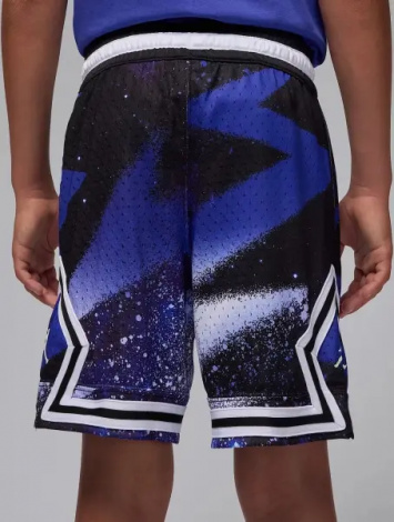 Шорти підліткові Nike DRI-FIT MJ PRINTED SPORT DIAMOND фіолетово-чорні 95D429-K73