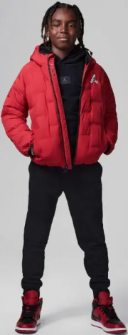 Куртка підліткова Nike JORDAN WELDED PUFFER червона 95D194-R78