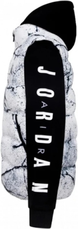 Куртка подростковая Nike JORDAN 2 FER бело-черная 95D191-G0W