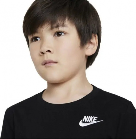 Футболка детская Nike SPORTSWEAR FUTURA черная 8UC545-023