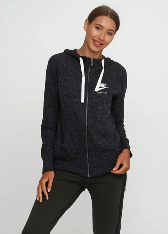 Толстовка жіноча Nike SPORTSWEAR GYM VINTAGE чорна 883729-010