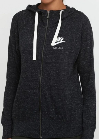 Толстовка жіноча Nike SPORTSWEAR GYM VINTAGE чорна 883729-010