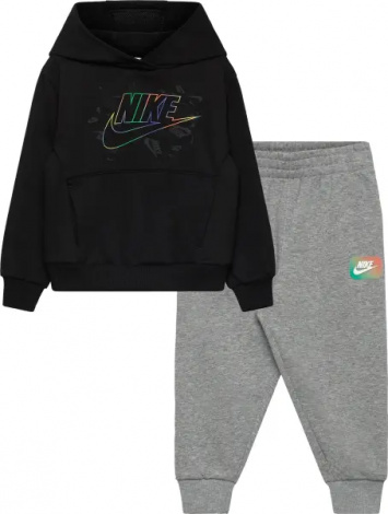 Спортивний костюм дитячий Nike SPORTSWEAR T8-FRENCH TERRY чорно-сірий 86N386-042