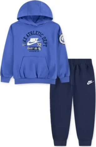 Спортивный костюм детский Nike SPORTSWEAR P.E. FT сине-темно-синий 86N227-U90