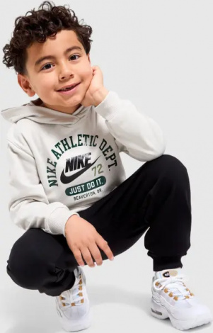 Спортивний костюм дитячий Nike SPORTSWEAR P.E. FT кремово-чорний 86N227-023