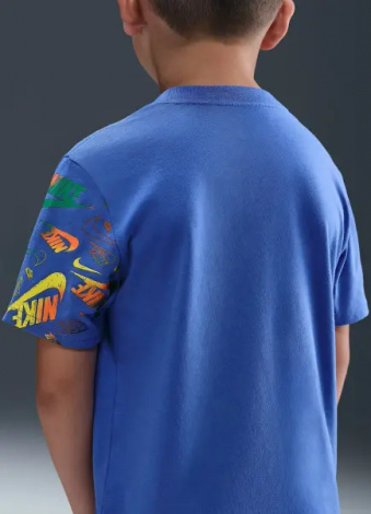 Футболка детская Nike CLUB REVEALED синяя 86N210-B9A
