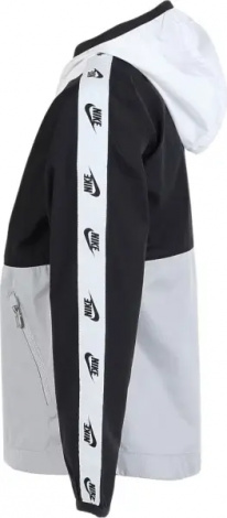 Вітровка дитяча Nike COLOR BLOCK WINDBREAKER біло-сіро-чорна 86M790-023