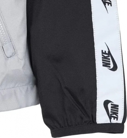 Вітровка дитяча Nike COLOR BLOCK WINDBREAKER біло-сіро-чорна 86M790-023