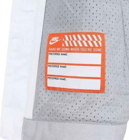 Вітровка дитяча Nike COLOR BLOCK WINDBREAKER біло-сіро-чорна 86M790-023