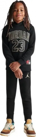 Спортивный костюм детский Nike JORDAN JERSEY TRACKSUIT черно-золотой 85C651-K5X