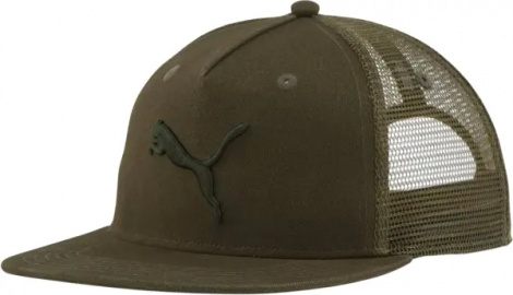 Кепка Puma CLONE TRUCKER CAP оливковая 858589-05