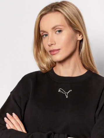 Світшот жіночий Puma HER CREW NECK чорний 847094-01