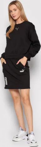 Світшот жіночий Puma HER CREW NECK чорний 847094-01