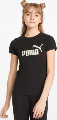 Футболка підліткова Puma ESSENTIALS+ чорна 846953-01