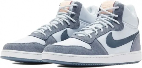 Кроссовки женские Nike COURT BOROUGH MID PREMIUM светло-серо-серые 844907-005