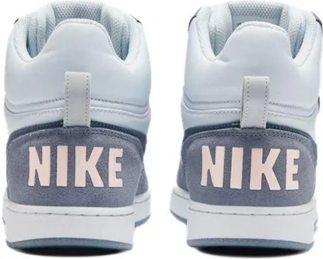 Кроссовки женские Nike COURT BOROUGH MID PREMIUM светло-серо-серые 844907-005