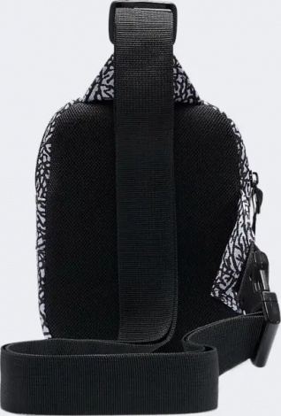 Сумка через плече Nike JORDAN AIRBORNE HIP BAG біло-чорна 7A0747-I00