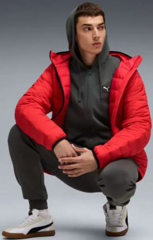 Толстовка Puma ESSENTIALS ELEVATED темно-сіра 68825544