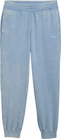Спортивные штаны женские Puma ESSENTIALS ELEVATED COMFORT WASH голубые 68810434