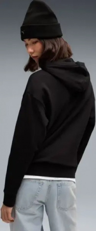 Худи женское Puma ESSENTIALS ELEVATED COMFORT черное 68810001