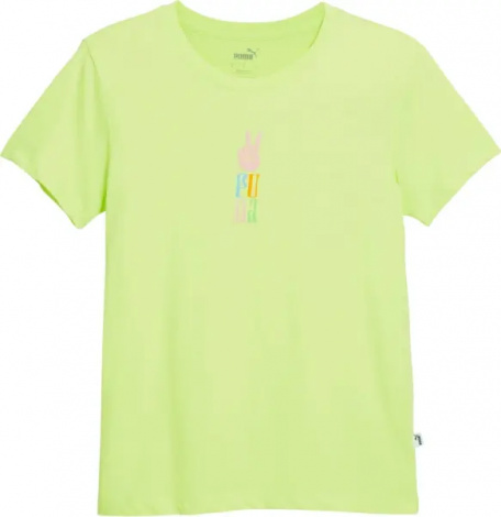 Футболка женская Puma A-OK лаймовая 678760-39