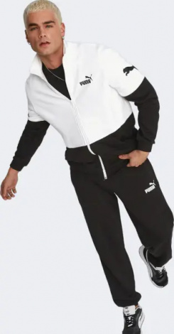 Спортивный костюм Puma POWER SWEATSUIT черно-белый 673310-01