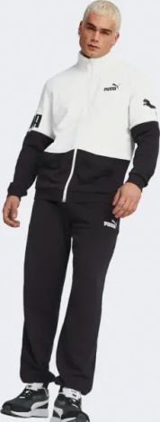 Спортивный костюм Puma POWER SWEATSUIT черно-белый 673310-01