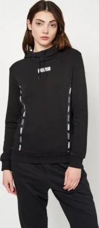 Худі жіноче Puma TAPE FRENCH TERRY чорне 671327-01