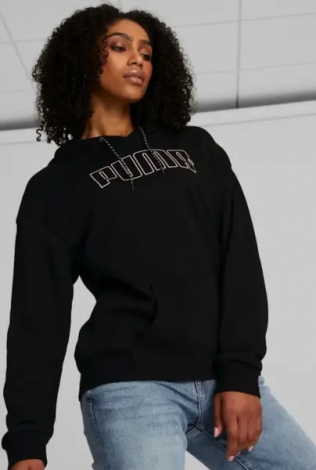 Худі жіноче Puma REBEL TERRY чорне 671167-01