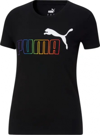 Футболка жіноча Puma RAINBOW LOGO GRAPHIC чорна 670513-01
