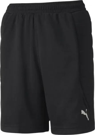 Вратарские шорты подростковые Puma GOALKEEPER черные 657039-01