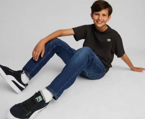 Футболка підліткова Puma DOWNTOWN чорна 621593-01