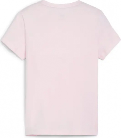 Футболка подростковая Puma ESSENTIALS LOGO светло-розовая 587029-67
