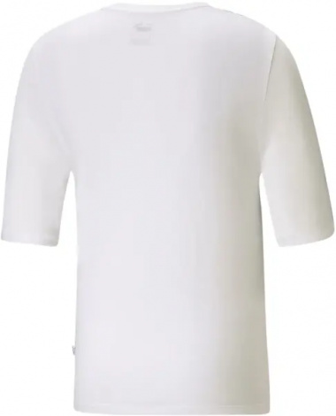 Футболка женская Puma MODERN BASICS SLIM белая 585929-02