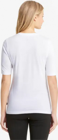 Футболка женская Puma MODERN BASICS SLIM белая 585929-02