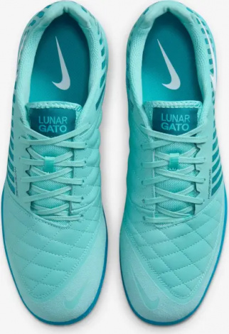 Футзалки (бампы) Nike LUNAR GATO II бирюзовые 580456-303