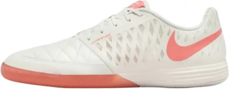 Футзалки (бампы) Nike LUNAR GATO II бело-коралловые 580456-011