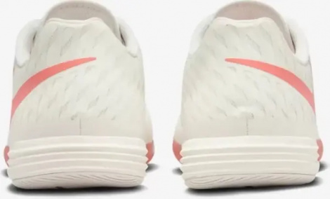 Футзалки (бампы) Nike LUNAR GATO II бело-коралловые 580456-011